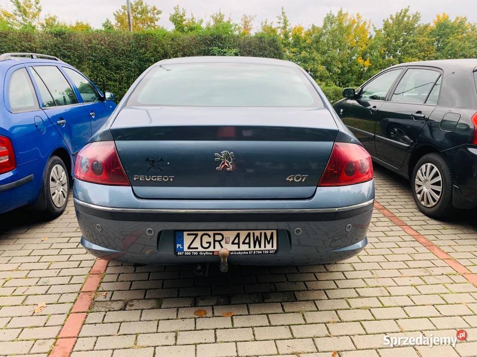 Peugeot 407 sedan diesel alufelgi isofix Szczecin