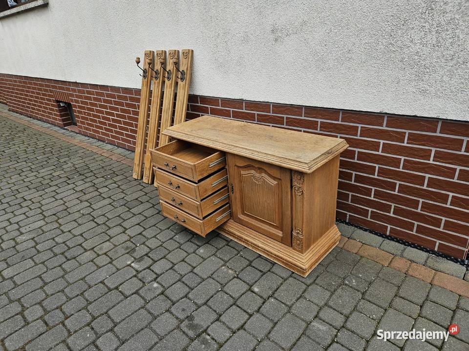 Garderoba wieszak komoda