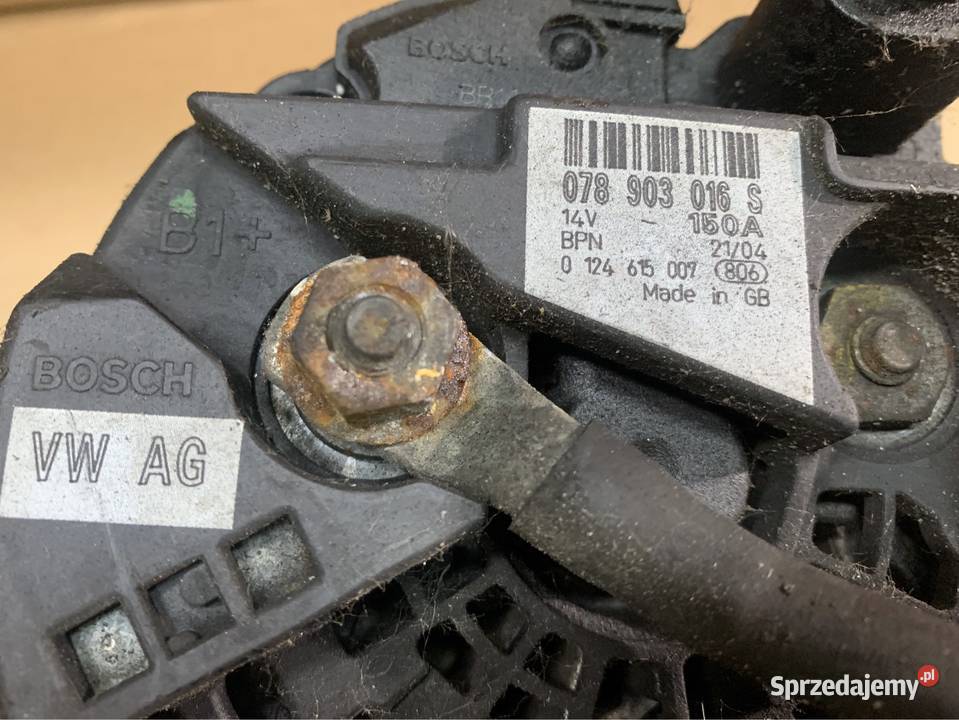 Alternator 073903016S audi a4 b6 30 v6 Szczecin