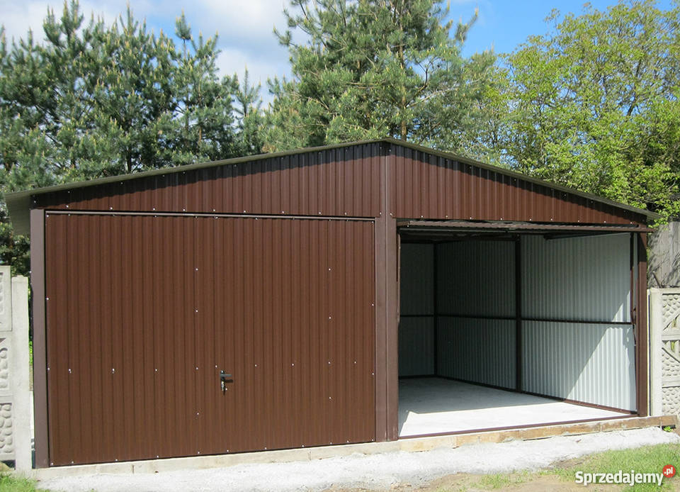 Garaże blaszane 6x5 RAL KujawskoPomor dowóz i Bydgoszcz