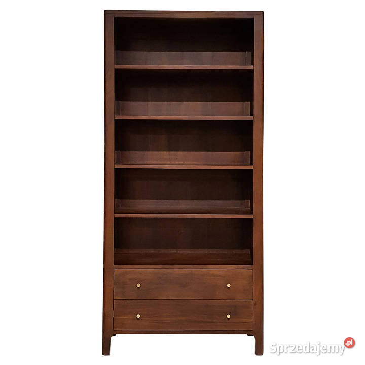Drewniany regał 90 MILANO z szufladami z akacji Regały sprzedam