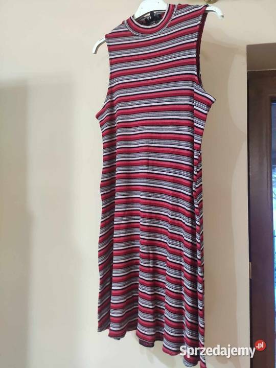 Sukienka w kolorowe paski Hajnówka