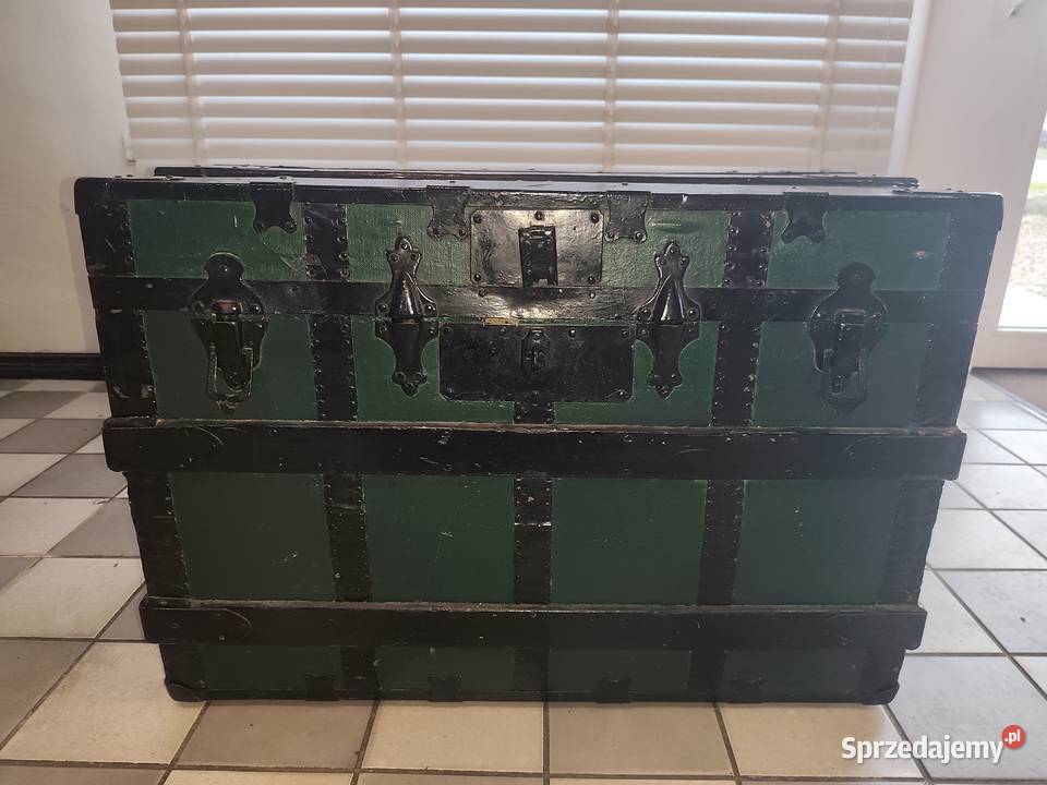 Stary kufer parowy wielkopolskie Budzyń
