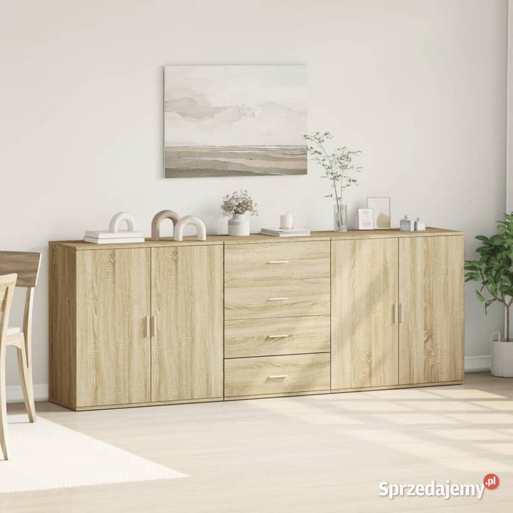 Szafki 3 dąb sonoma materiał drewnopochodny Warszawa