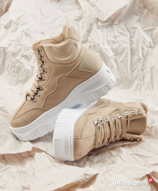 Nowe śliczne buty damskie na zime sneakersy Warszawa
