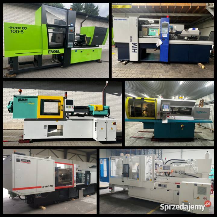 Używane wtryskarki peryferia do wtryskarek i Koszalin