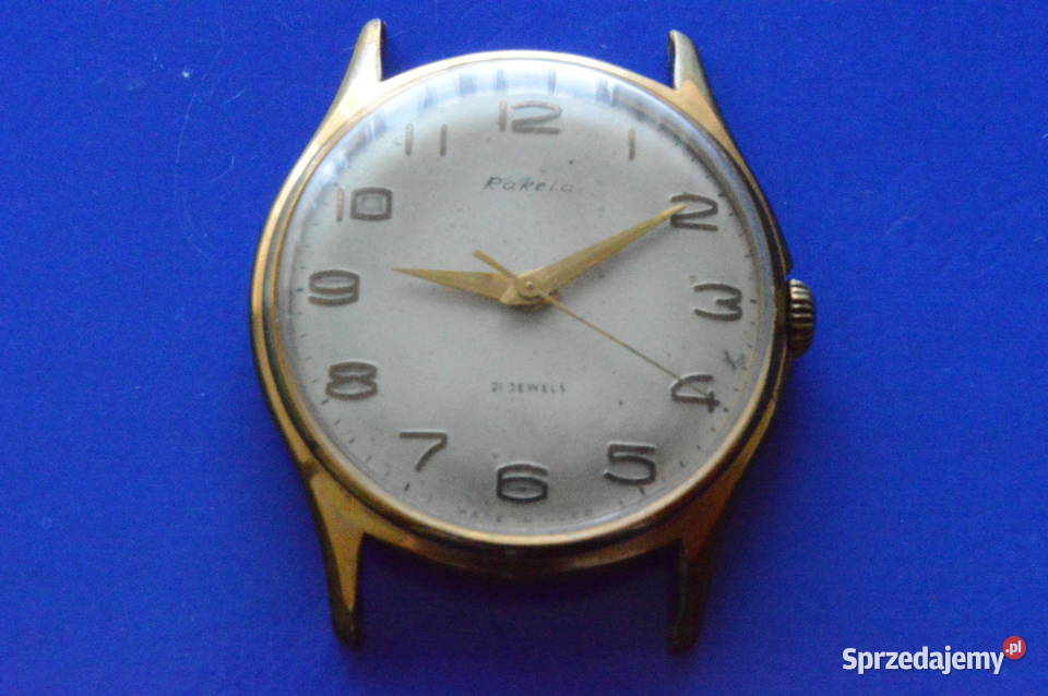 ANTYK I UNIKAT ZŁOTA RAKETA 21 JEWELS WERSJA Zawiercie