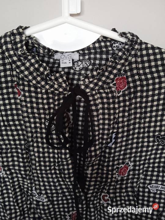 Bluzka z wiązaniem na dekolcie OVS długi dolnośląskie Wrocław