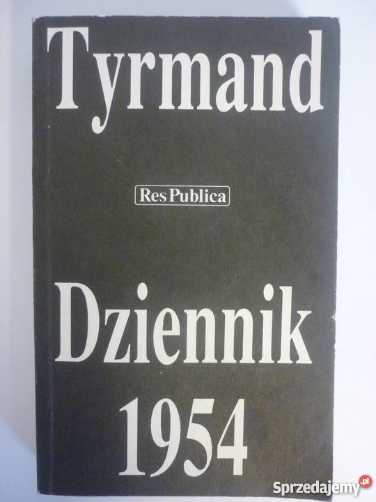 DZIENNIK 1954 TYRMAN LEOPOLD podlaskie Białystok
