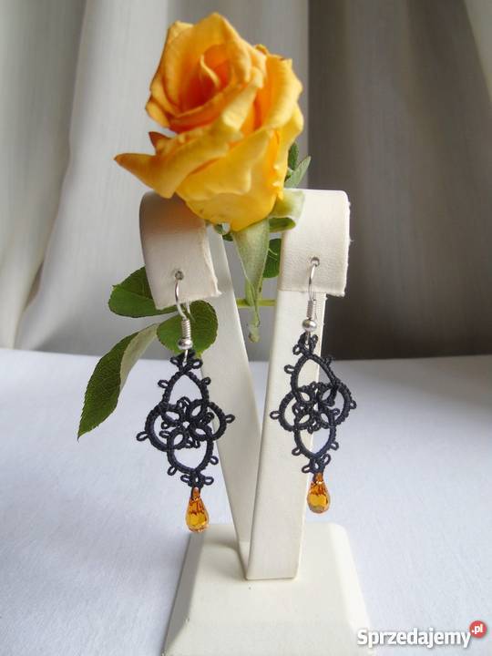 Kolczyki Frywolitkowe Kolczyki