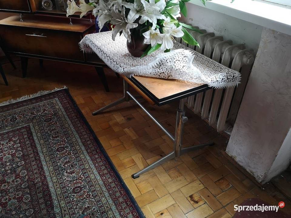 Vintage Komplet z Lat 50 Kanapa Stół 12 Krzesła wielkopolskie Swarzędz