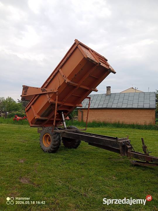 Przyczepa wywrotka skorupowa 8 ton Możliwość nieuszkodzony lubelskie