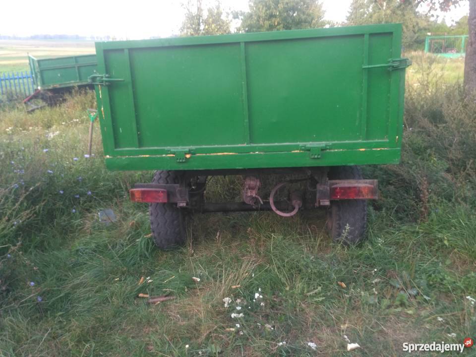Przyczepa d 34 35t wywrotka na boki remontach kujawsko-pomorskie Kcynia sprzedam