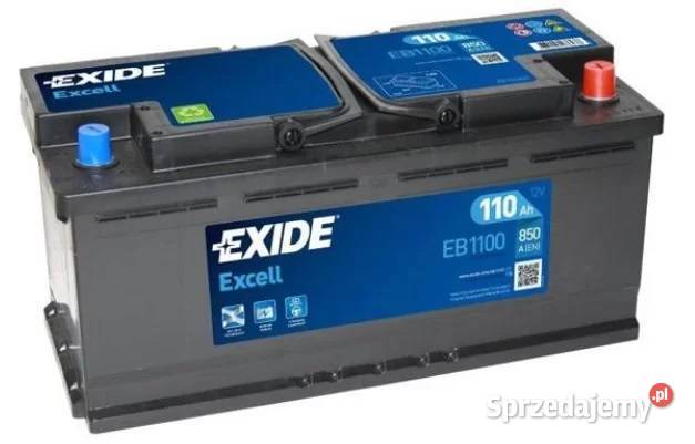 Akumulator Exide Excell 110Ah 850A Gliwice