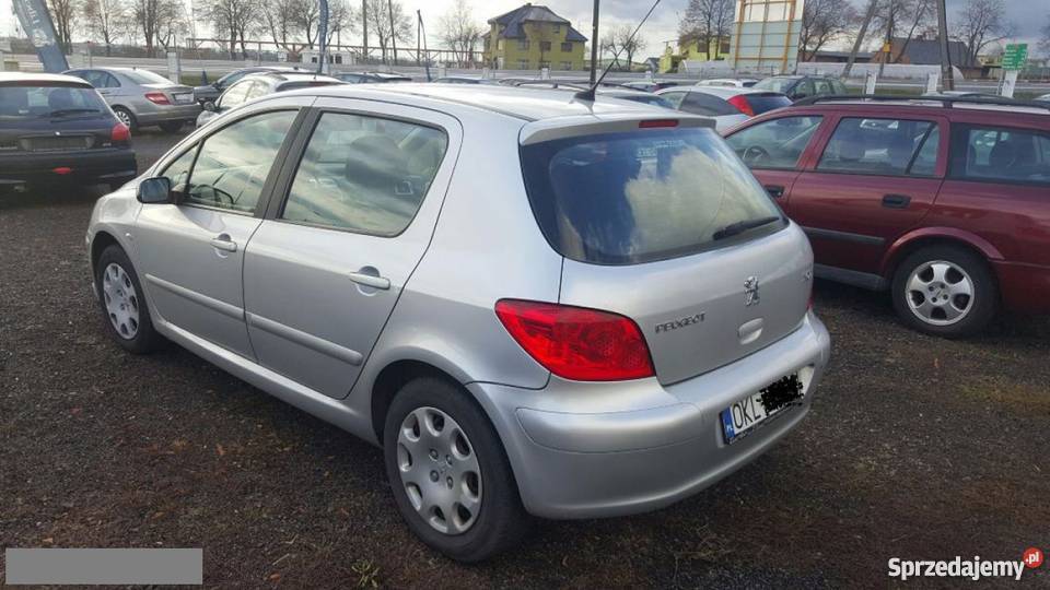 Peugeot 307 srebrny Kluczbork