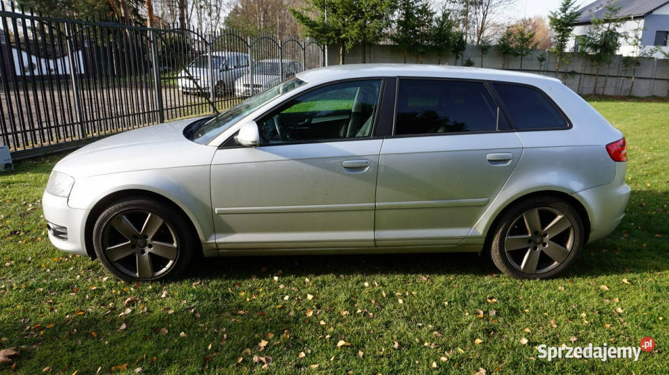 Audi A3 Sportback super stan Gwarancja 8P 90KM lubuskie Zielona Góra