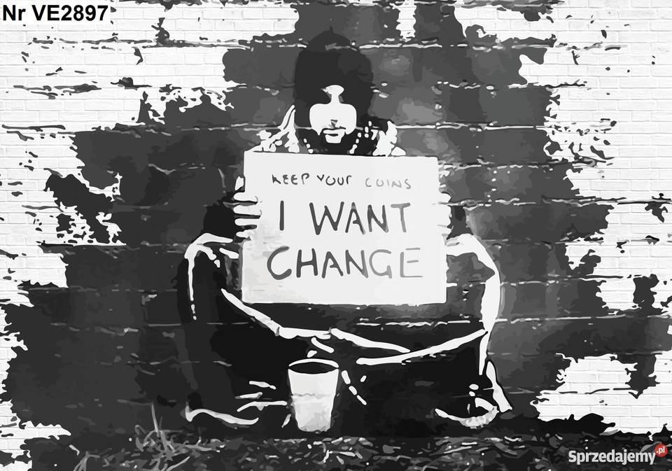 Tapeta fototapeta Banksy Grafika Graffiti Leszno