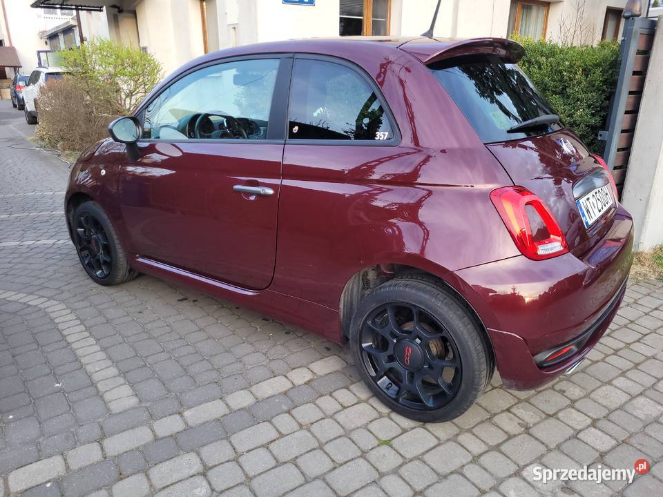 Fiat 500 S 12 czarny sufit mały przebieg mazowieckie