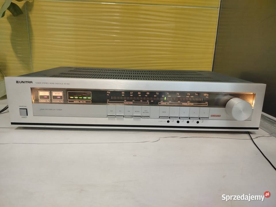 Tuner unitra As 632 przestrojony 88108mHz Mińsk Mazowiecki