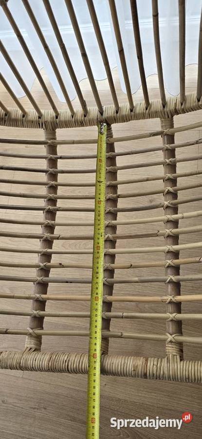 Ratanowy fotel wiszący pomorskie Lębork