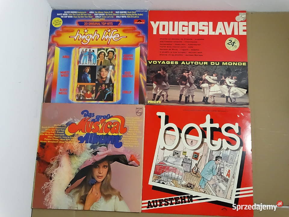 Zestaw 12 płyty winylowych LP Pop Rock Operetka