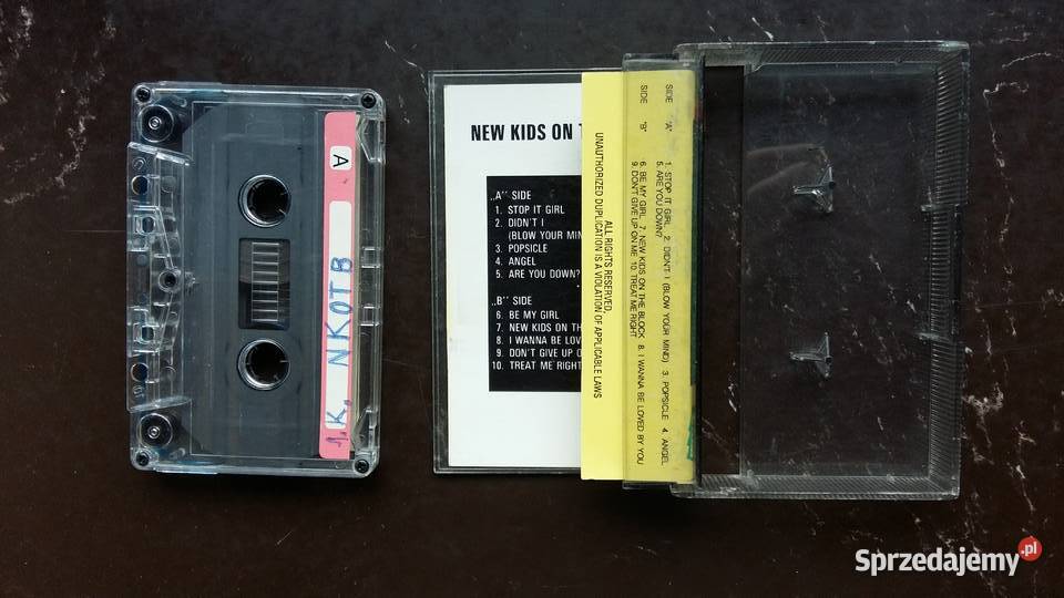 Kaseta magnetofonowa NKOTB kids on the block Wyd kaseta Siemiatycze