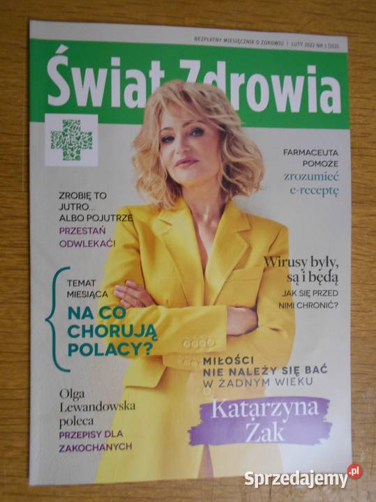 Świat Zdrowia Luty 2022 Katarzyna Żak Parczew sprzedam