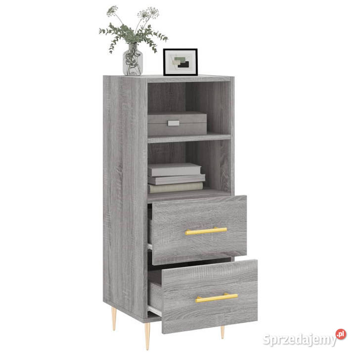 Szafka szary dąb sonoma 345x34x90 materiał Warszawa