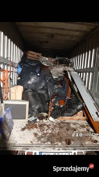 Wywóz i utylizacja śmieci odpadów meble gruzu Kraków