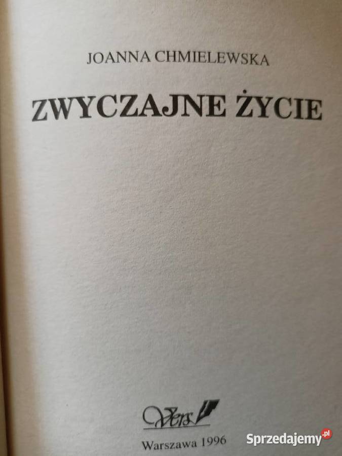 Chmielewska książki Zwyczajne życie księgarnia Warszawa
