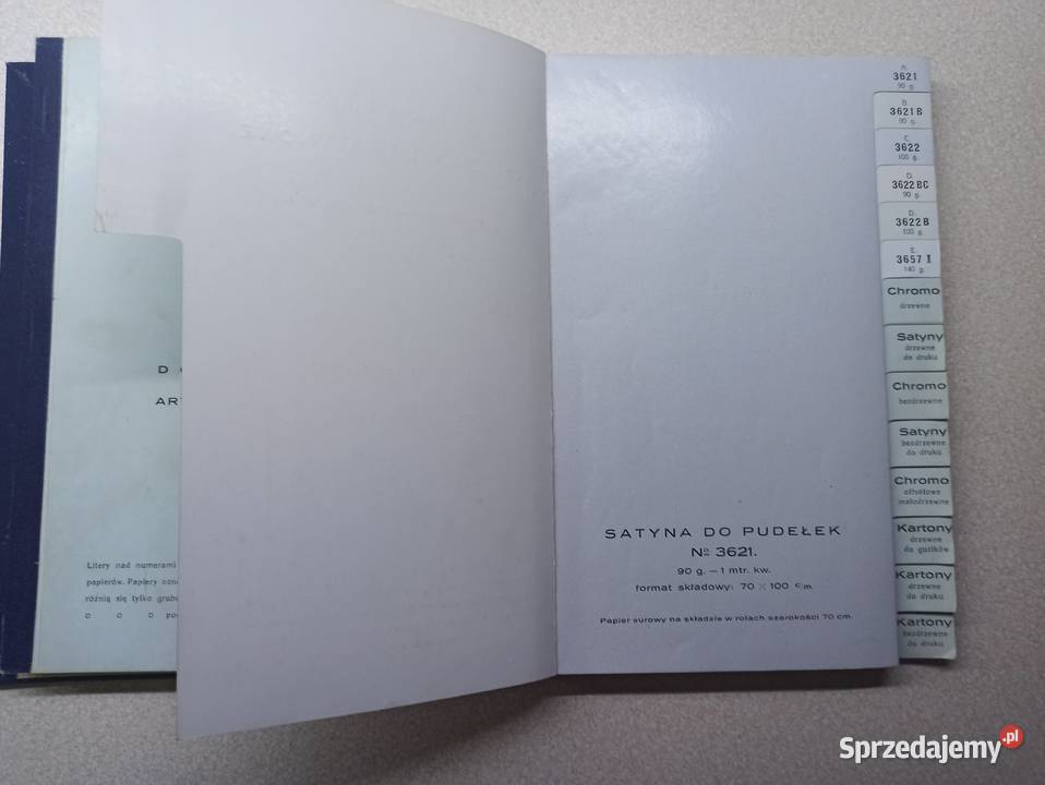 Katalog ofertowy fabryki papieru J Franaszek Antyki sprzedam