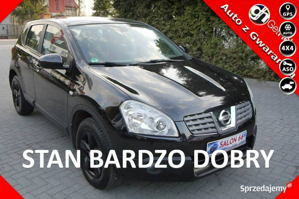 Nissan Qashqai 20b 4x4 Navi Kamera Stan b autoalarm Samochody osobowe