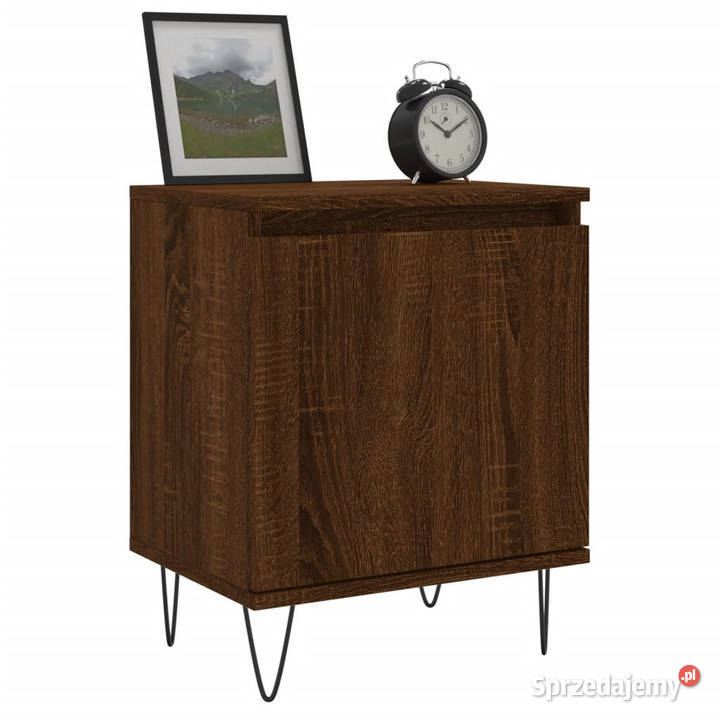 Szafka nocna brązowy dąb 40x30x50 materiał Warszawa