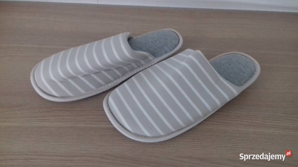 Pantofle damskie beżowe nowe do sprzedania małopolskie Kraków