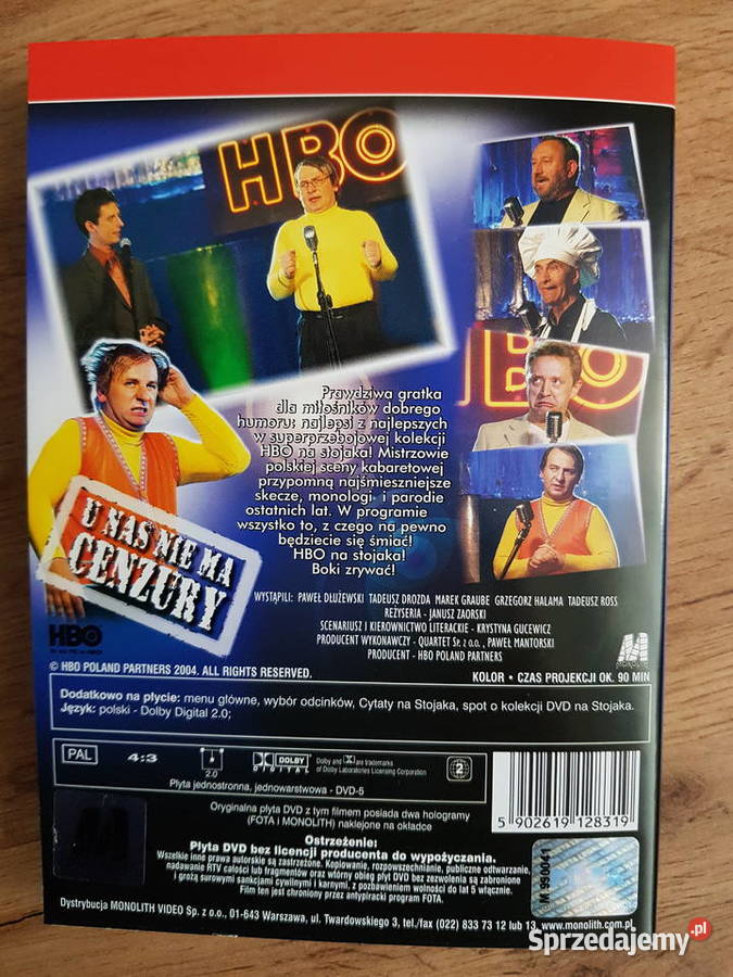 Płyta DVD HBO na stojaka 2 śląskie Jaworzno