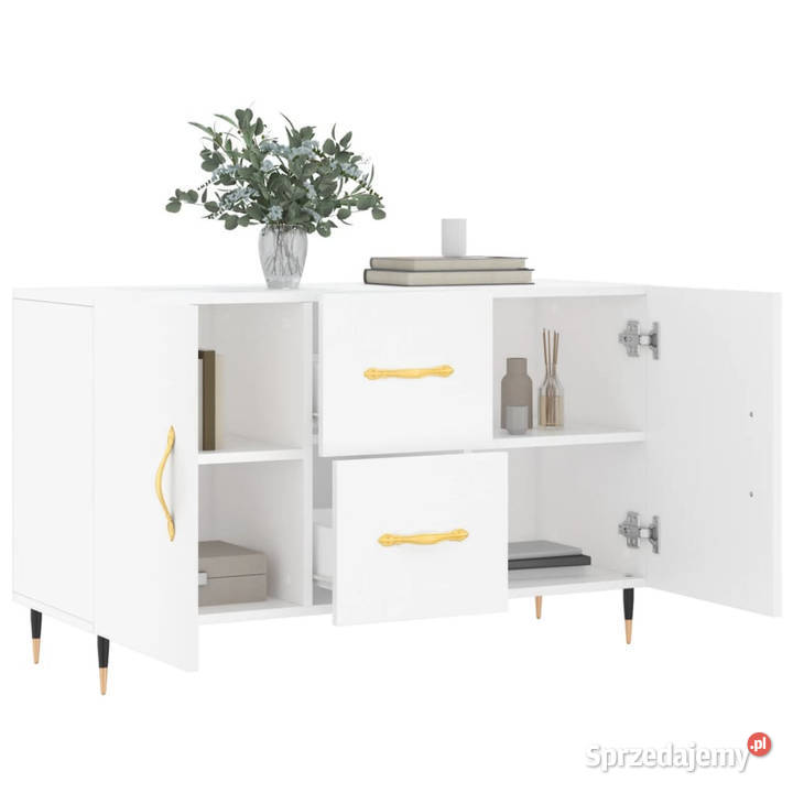 Komoda biała 100x36x60 materiał drewnopochodny Warszawa