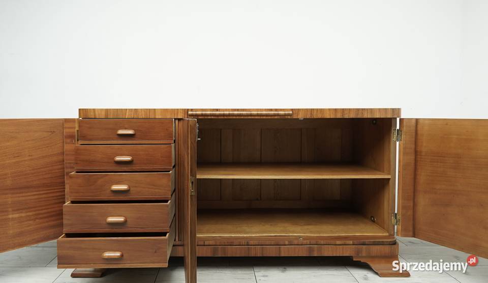 Antyczna komoda art deco z lat 30tych renowacji Jerka