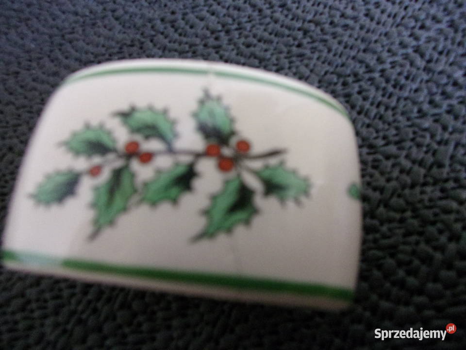 Obraczka do serwetek kilekcionerska z porcelana