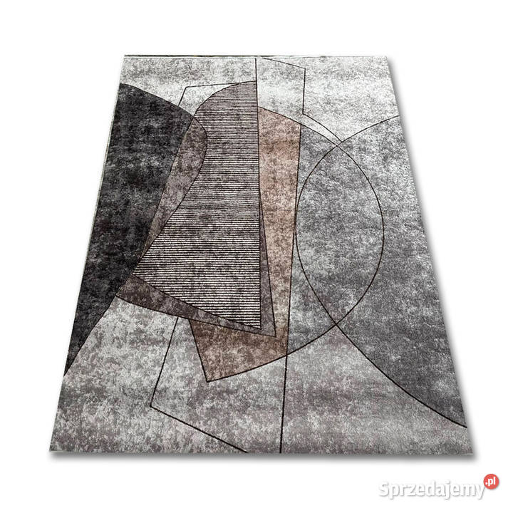 NOWOCZESNY DYWAN 130X190 PRINT 381801 CIENKI 1.9m Białystok