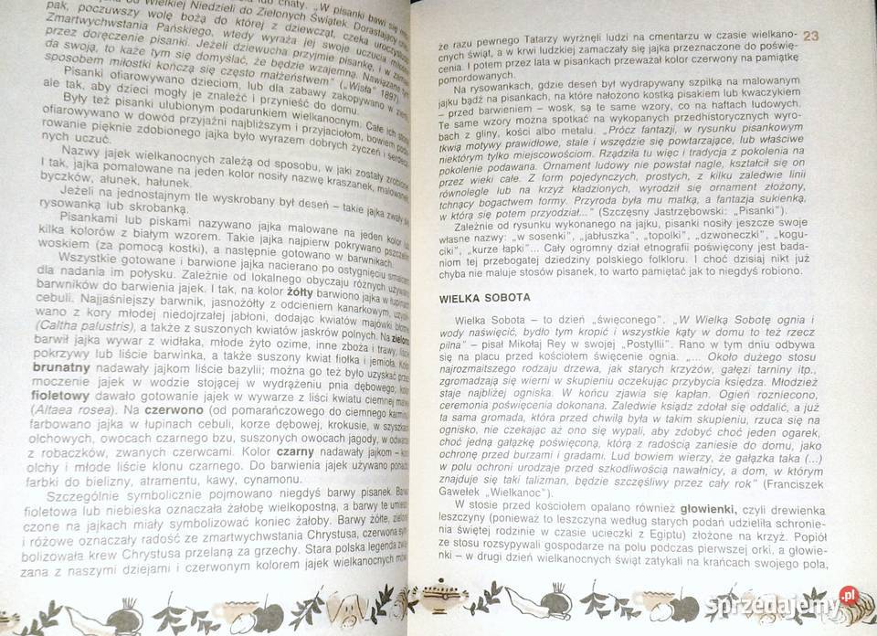 Polska Wielkanoc Tradycje przepisy Hanna Chełm sprzedam