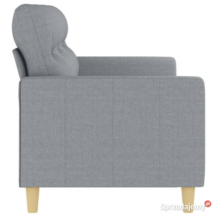 Sofa 3osobowa jasnoszara 180 tapicerowana Warszawa