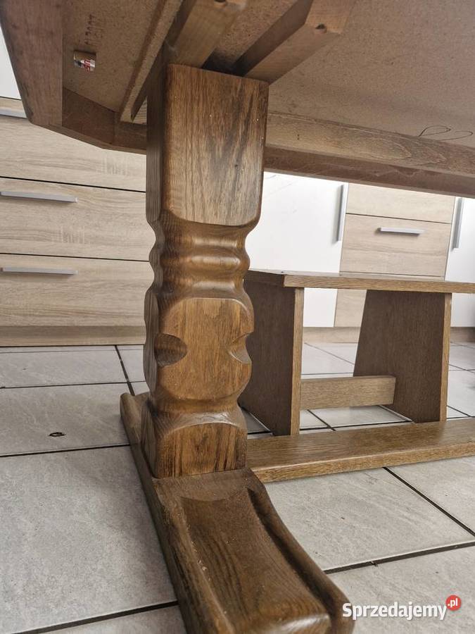 Stół dębowy ława 70cm Stoły Kosorowice