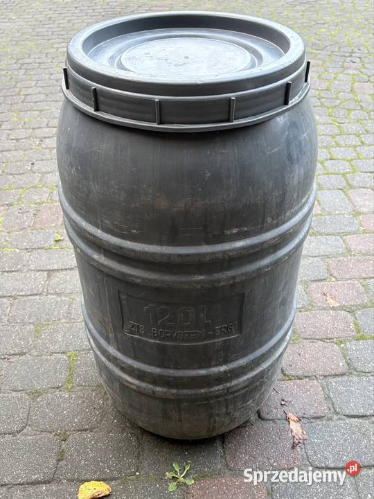 Beczka plastikowa spożywcza 120l z pokrywą Ryki sprzedam