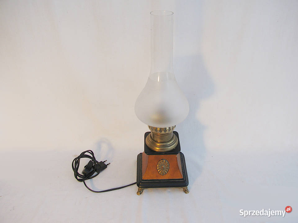 Lampka mosiądz Vintage Gabinet zachodniopomorskie Szczecinek sprzedam