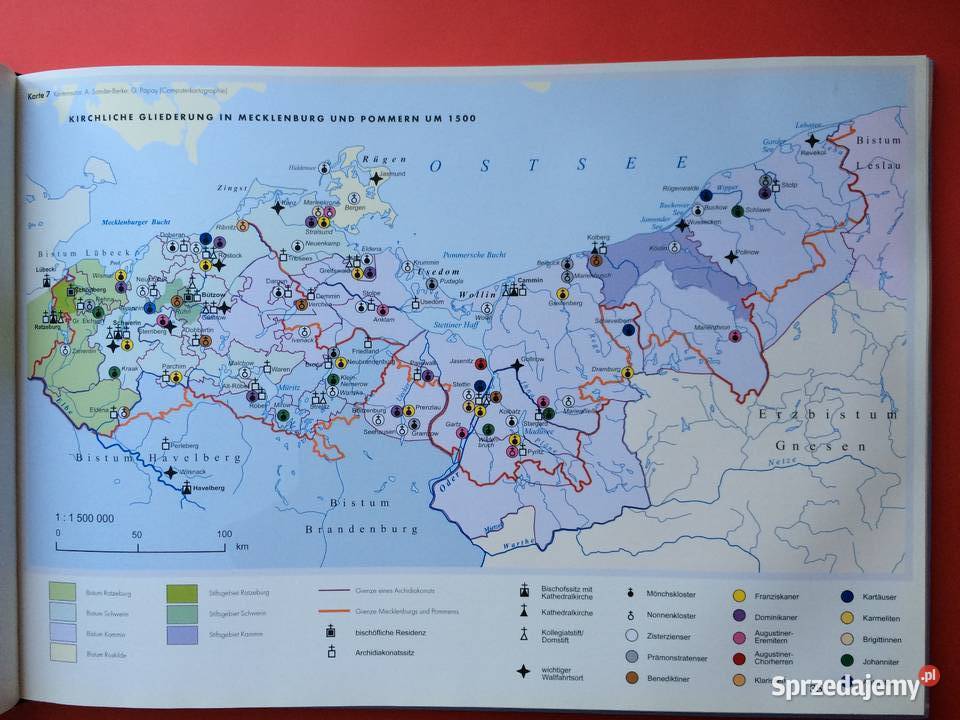 2225 Atlas Von Mecklenburg Und Pommern Szczecin