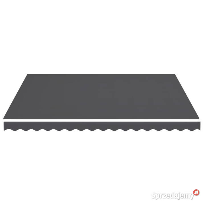 Zapasowa tkanina na markizę antracytowa 4x35 m