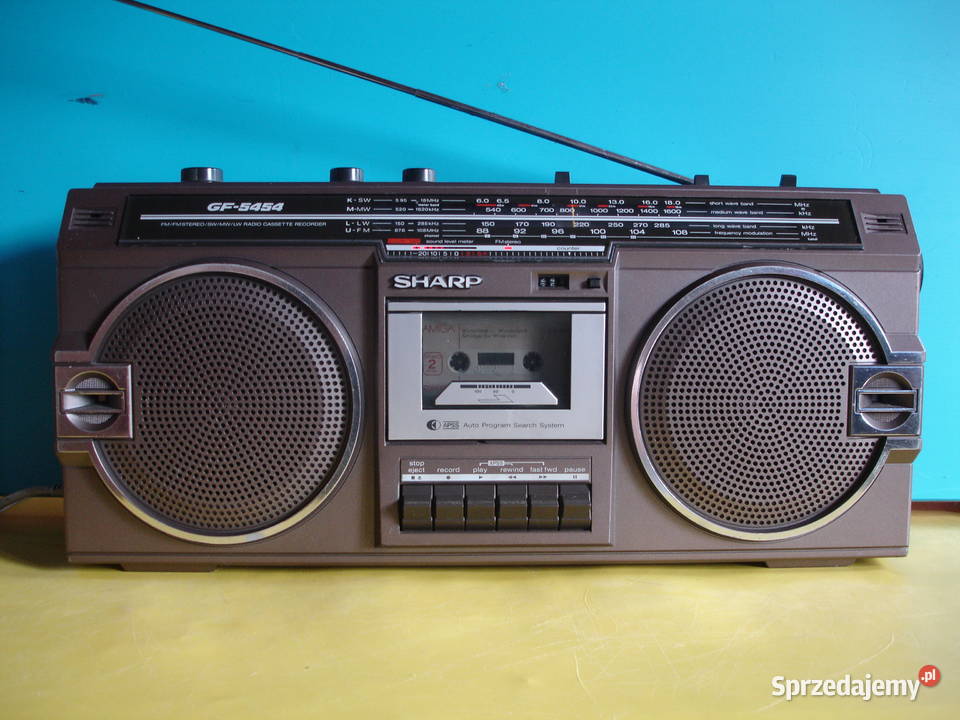 Radiomagnetofon SHARP GF5454HB lubuskie Zielona Góra