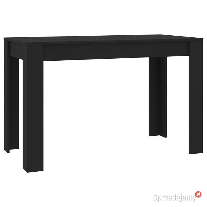 Stół jadalniany czarny 120x60x76 materiał Warszawa