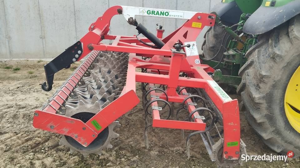 Agregat uprawowo siewny z hydropakiem Grano 3m Goszczanów sprzedam