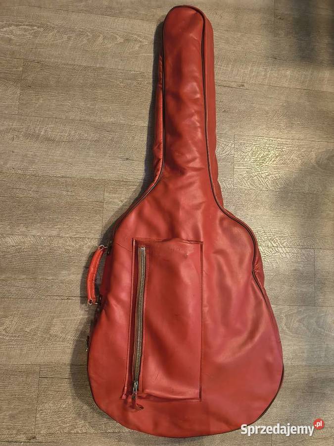 Polska gitara Defil jazz komplet z pokrowcem